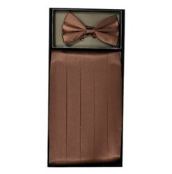 Brown Cummerbund Set