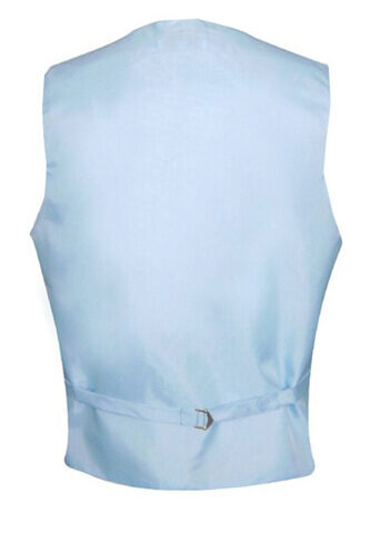Light Blue Satin Vest