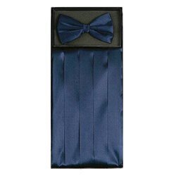 Navy Blue Cummerbund Set