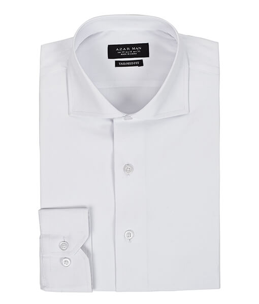 Azar Suits White Extra Spread Shirt