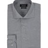 Azar Suits Grey Extra Spread Shirt