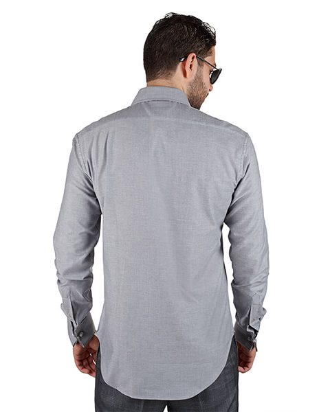Azar Suits Grey French Cuff