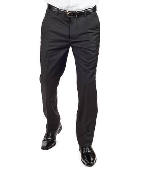 Black Slim Fit Dress Pants - Azar Suits