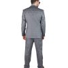 AzarSuits Plaid Grey Suit