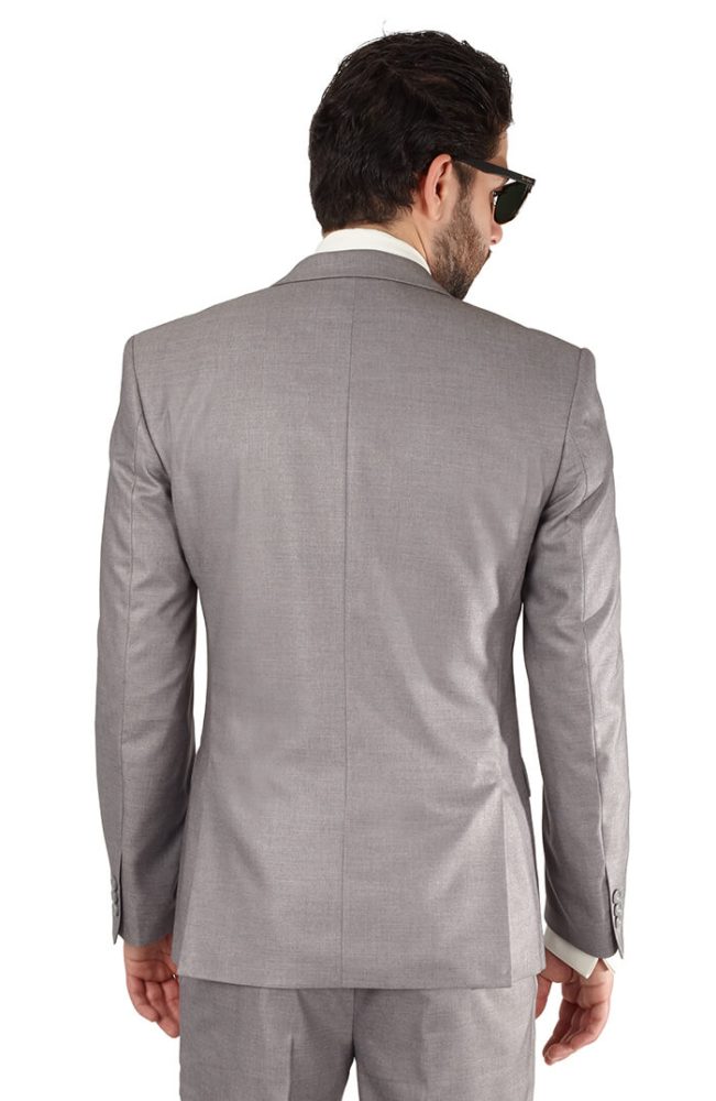 Slim Fit Tan Men's Linen Blazer 2 Button Notch Lapel Fitted Jacket By AZAR  MAN