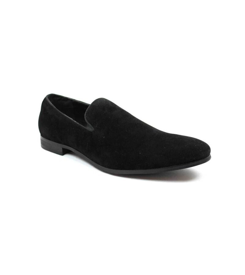 Alternative view of Black Suede Slip On Loafer