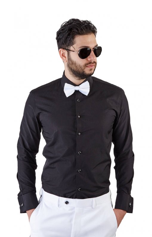 tuxedo shirt m&s