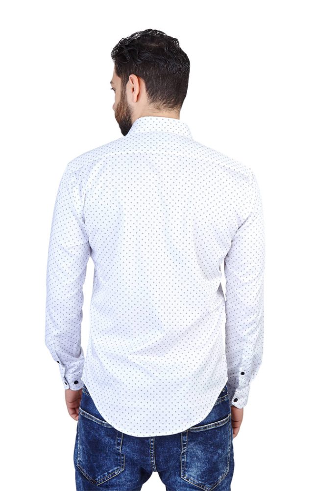 Slim Fit Cotton Square Design Modern Shirt J181 - ÃZARMAN