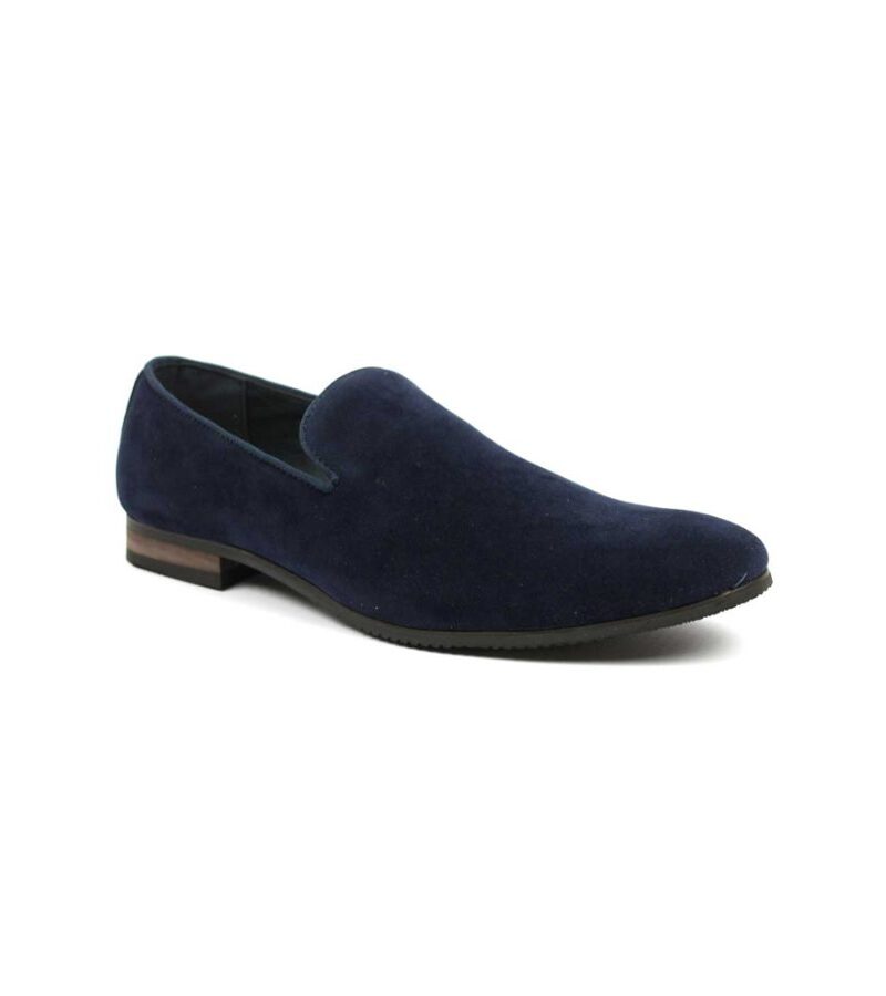 Alternative view of Navy Blue Suede Slip On Loafer