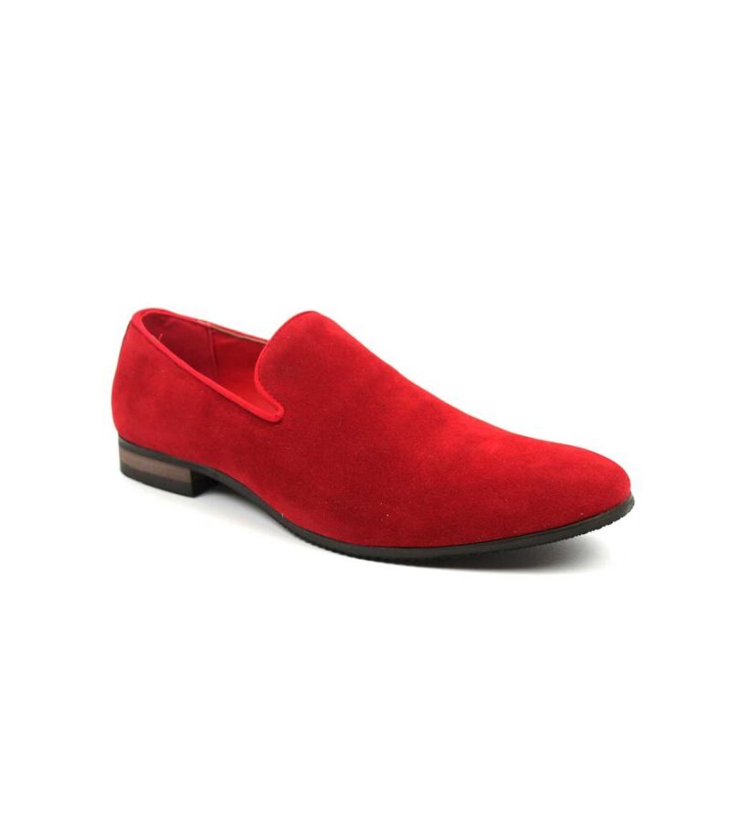 Alternative view of Red Suede Slip On Loafer