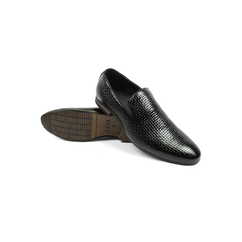 black tuxedo loafers