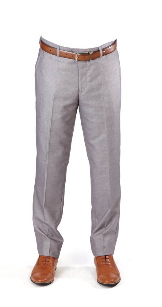 silver formal pants