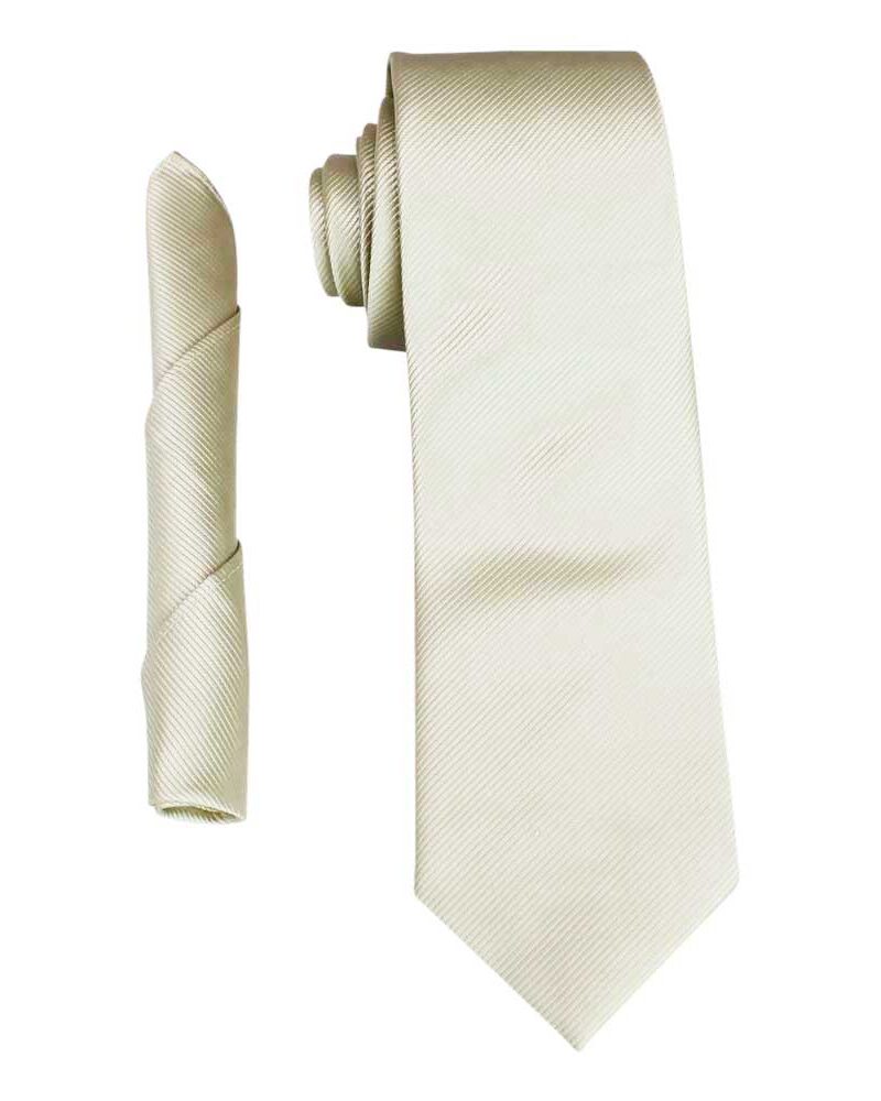 Ivory Narrow Tone Stripe