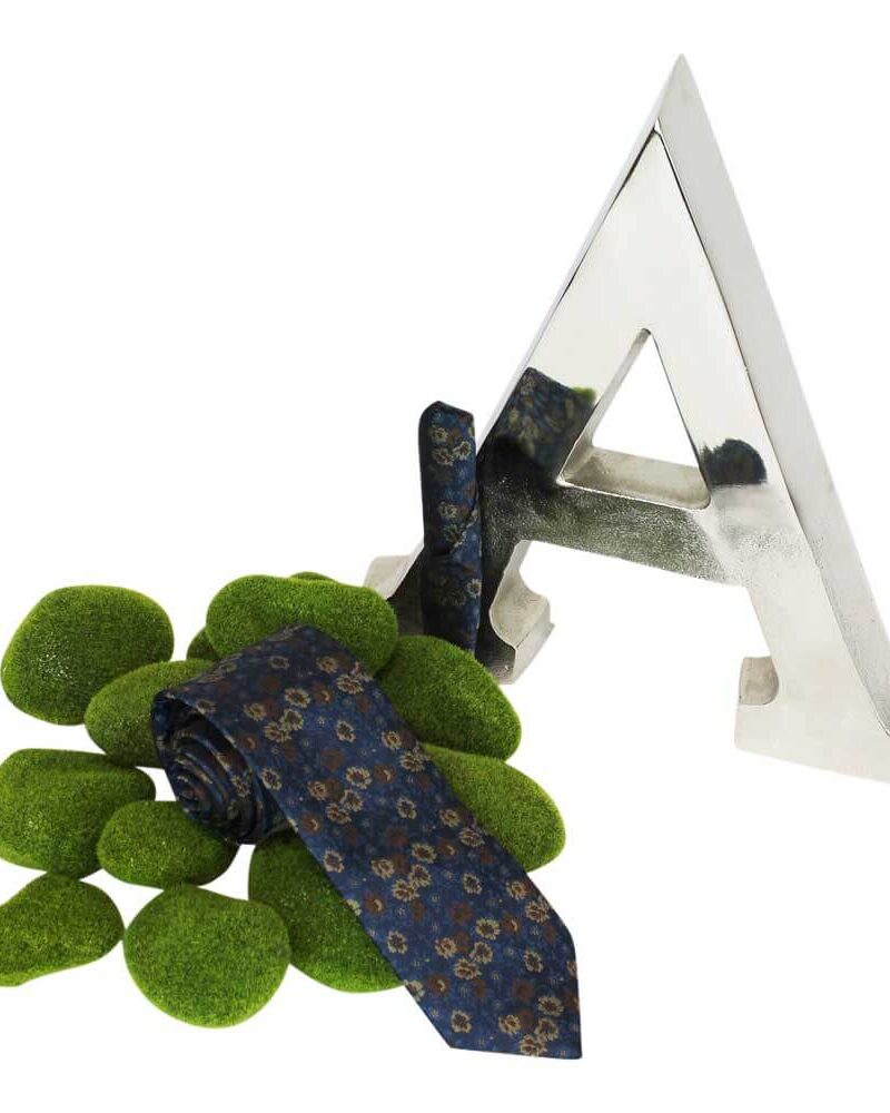 Alternative view of Blue Tan Brown Floral