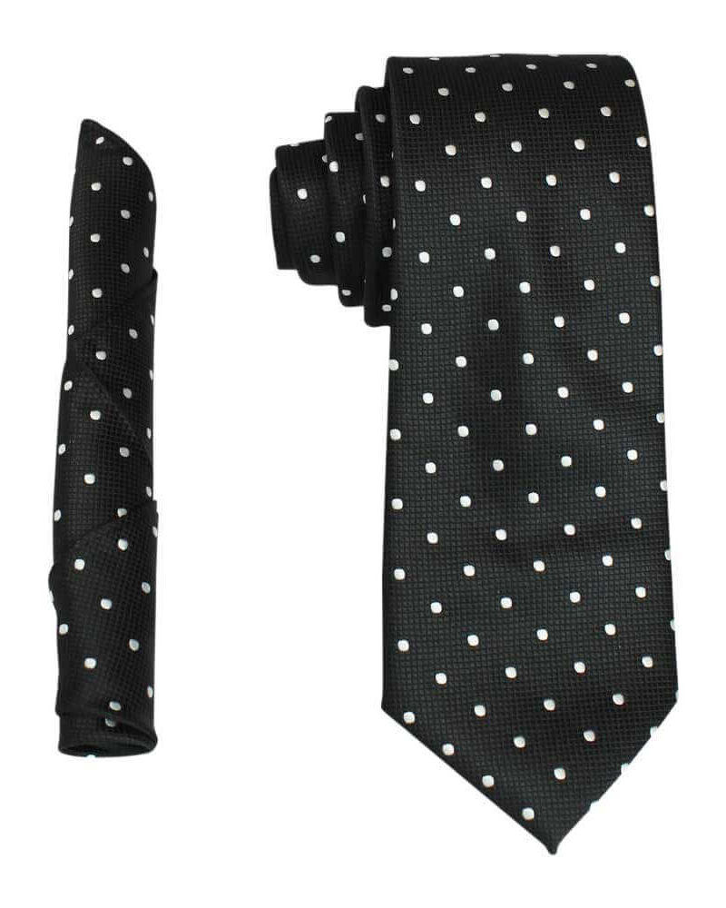 Black White Polka Dot