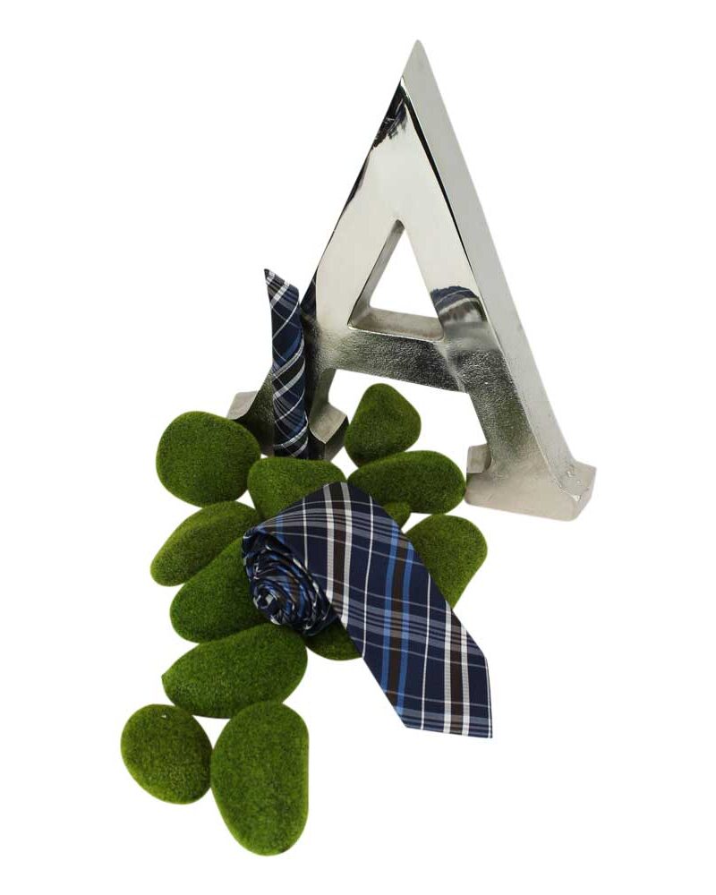 Alternative view of Blue White Brown Plaid