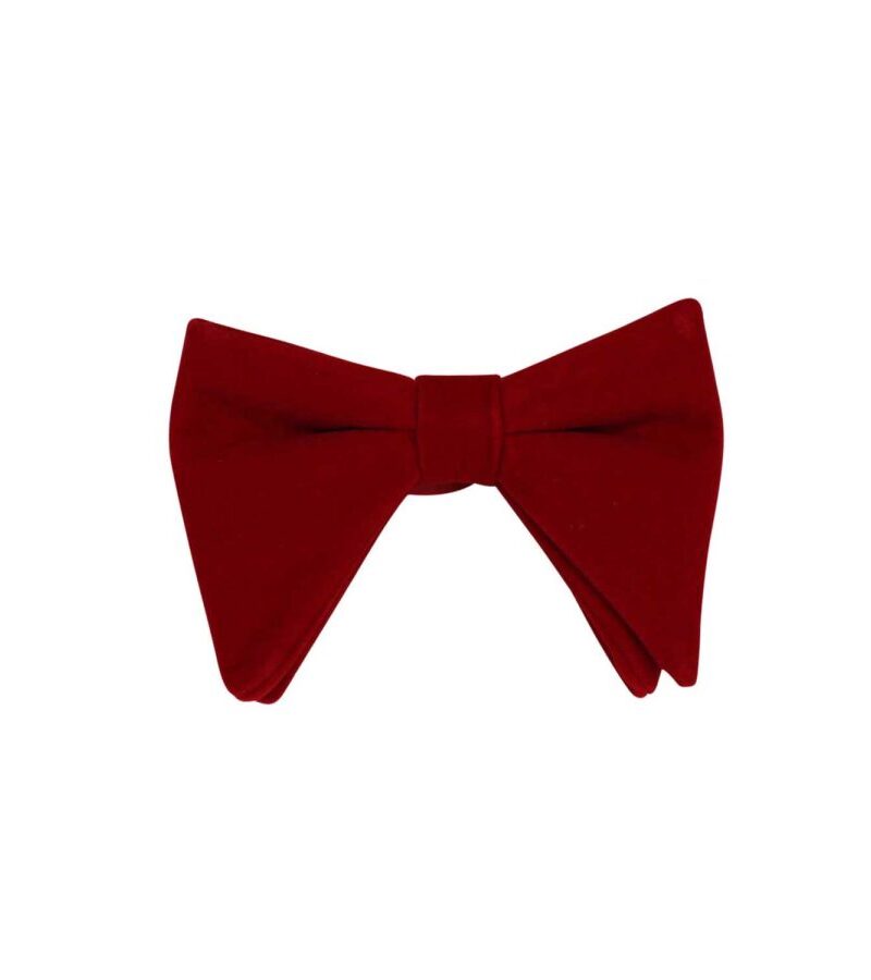 Red Velvet Oversize Bow Tie