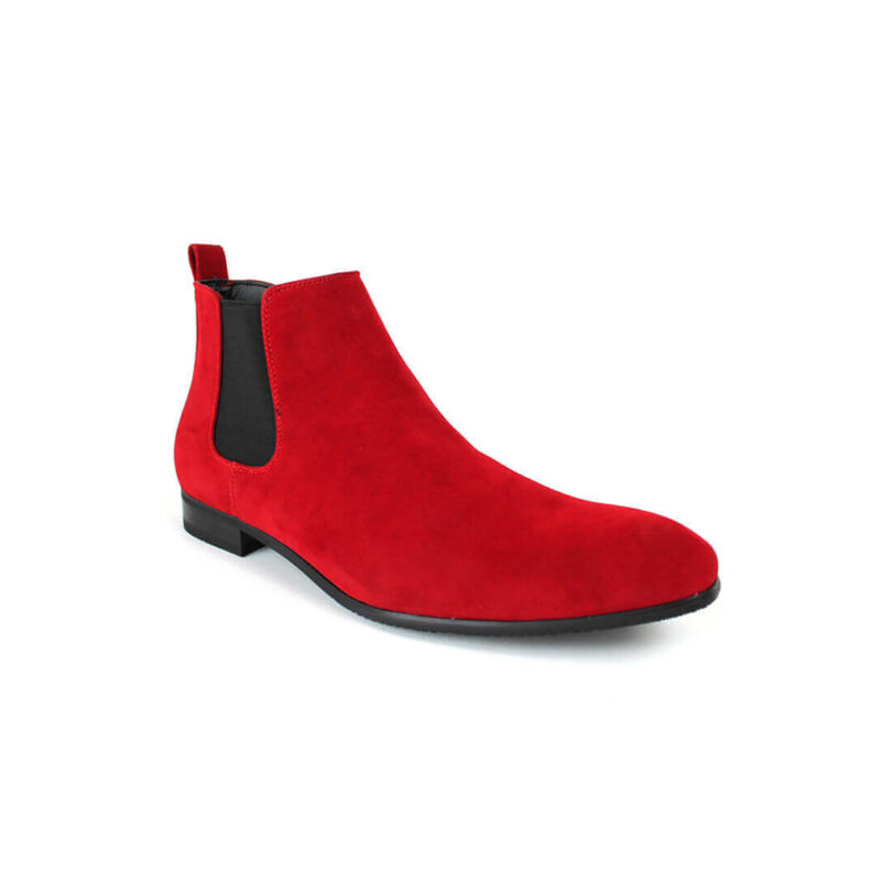 dm chelsea boots red