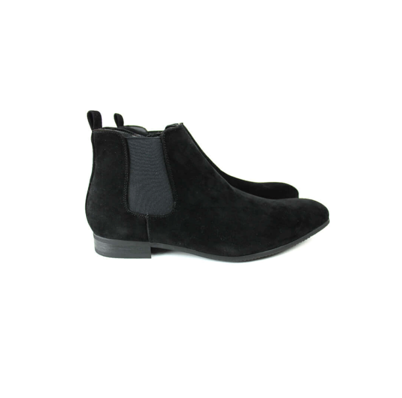 chelsea velvet boots