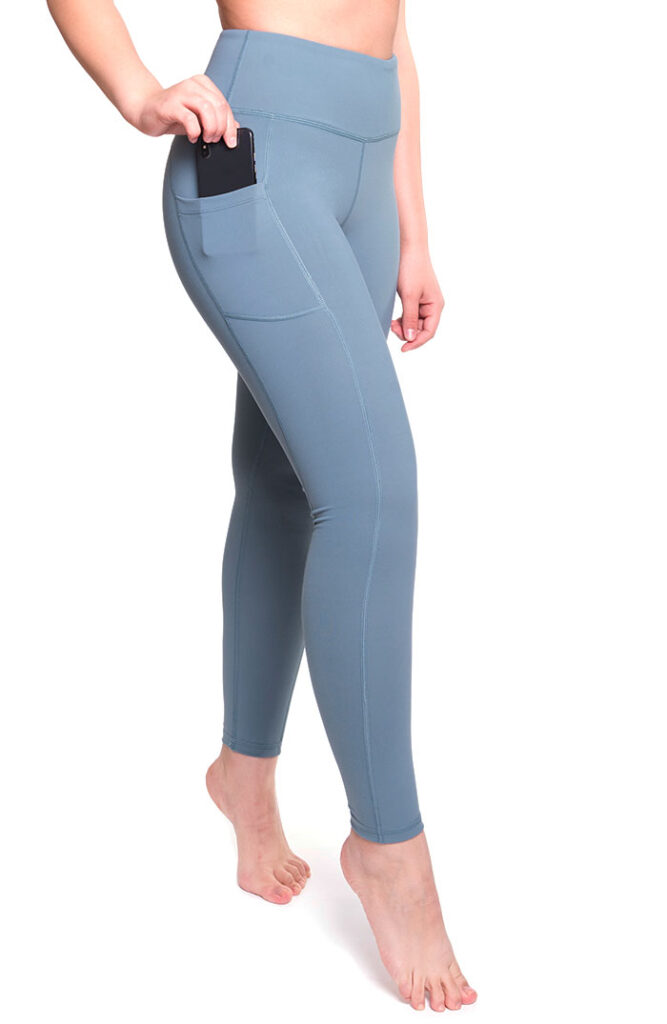 High Waisted Pastel True Teal Leggings Yoga Pants 28″ ÃZARMAN
