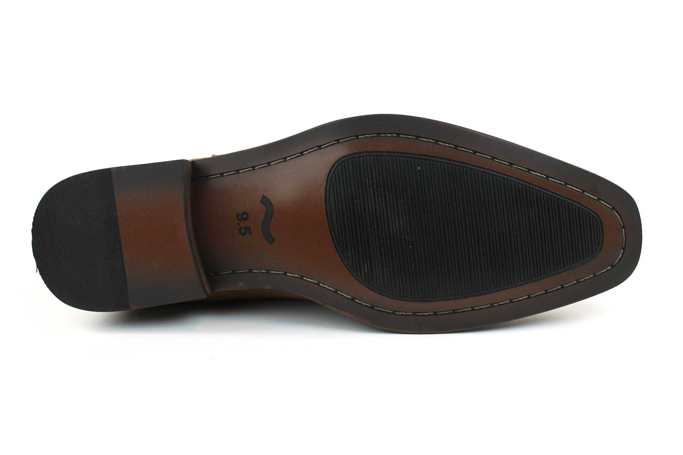 Genuine Suede Cognac Brown Chelsea Boots - Image 7