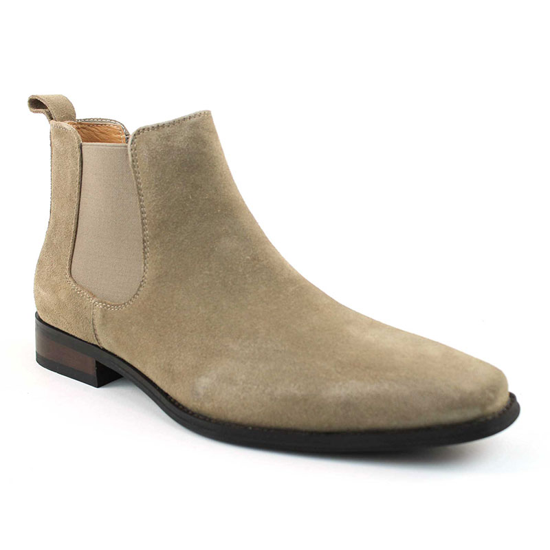 Alternative view of Genuine Suede Tan Chelsea Boots