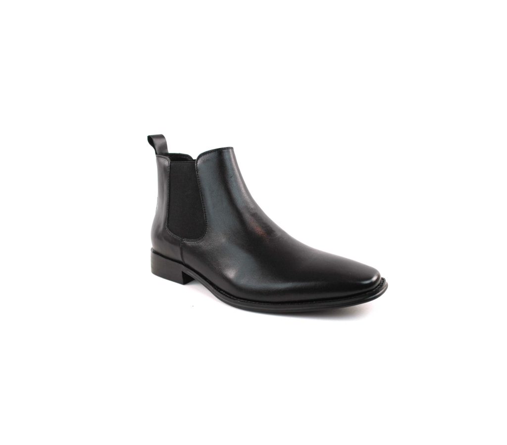 chelsea boots leather black