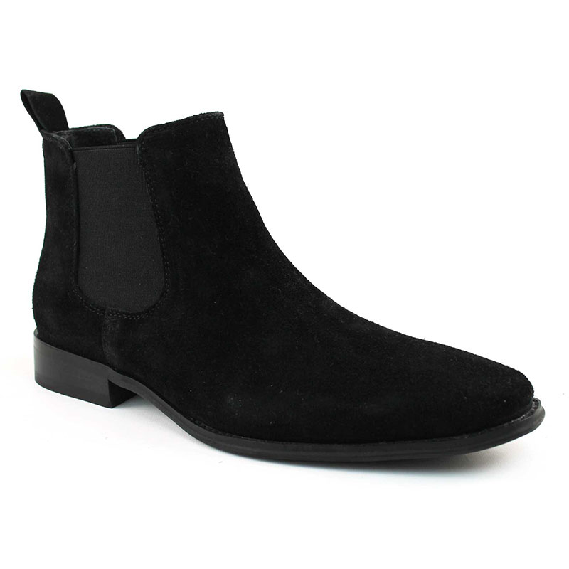 Alternative view of Genuine Suede Black Chelsea Boots
